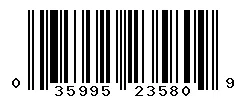 UPC 035995235809 barcode image