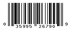 UPC barcode 035995267909