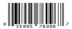 UPC 035995760967 barcode image