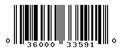 UPC barcode number 036000335910