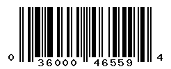 UPC barcode number 036000465594