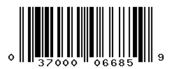 UPC barcode number 037000066859