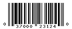 UPC barcode number 037000231240