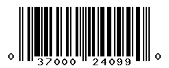 UPC barcode number 037000240990