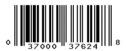 UPC 037000376248 barcode image
