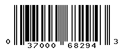 UPC barcode number 037000682943