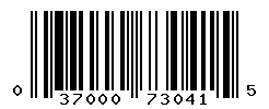 UPC barcode number 037000730415