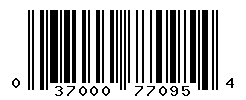 UPC barcode number 037000770954