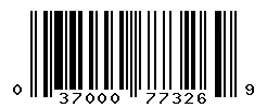 UPC 037000773269 barcode image