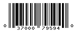 UPC 037000795940 barcode image