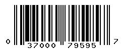 UPC 037000795957 barcode image