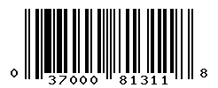 037000813118 barcode