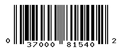 037000815402 barcode