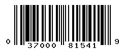 037000815419 barcode