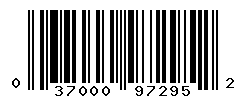 UPC barcode number 037000972952