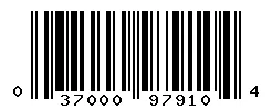 UPC barcode 037000979104