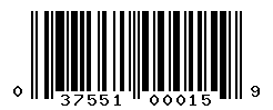 upc 037551000159 barcode image
