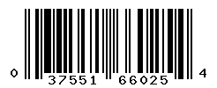 upc 037551660254 barcode image