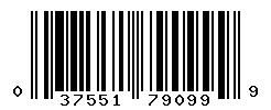 UPC barcode number 037551790999