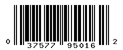 UPC barcode number 037577950162