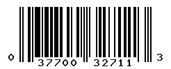 UPC barcode number 037700327113