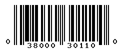038000301100 barcode