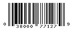 UPC barcode number 038000771279