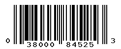 UPC barcode number 038000845253