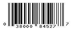 UPC barcode number 038000845277