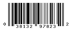 UPC barcode number 038132978232