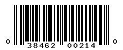 upc 038462002140 barcode image