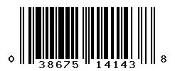 UPC barcode 038675141438