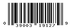 upc 039003191279 barcode image