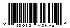 UPC barcode number 039013606954