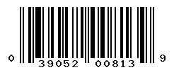 UPC barcode number 039052008139