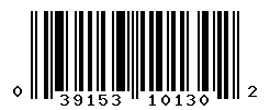 UPC barcode number 039153101302