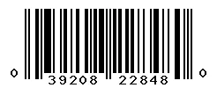 039208228480 barcode