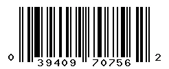 039409707562 barcode