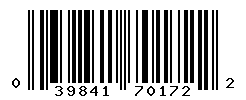 upc 039841701722 barcode image