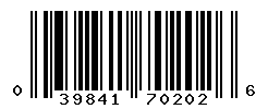 upc 039841702026 barcode image