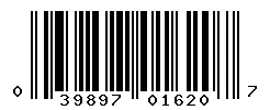 UPC barcode 039897016207