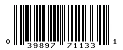 UPC barcode 039897711331
