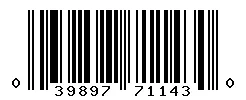 UPC barcode 039897711430
