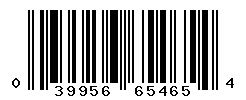 upc 039956654654 barcode image