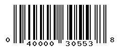 upc 040000305538 barcode image