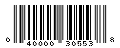 UPC barcode 040000305538