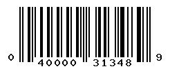 upc 040000313489 barcode image