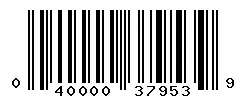 UPC barcode 040000379539