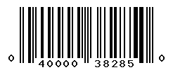 UPC barcode number 040000382850