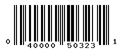 UPC barcode number 040000503231